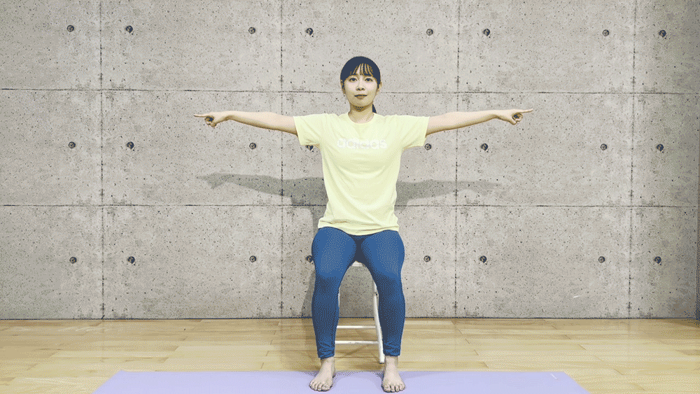 シーテッドツイストのやり方動画